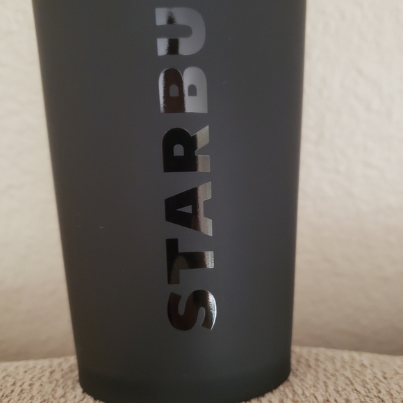 Starbucks Matte Black Cold Cup Tumbler 16oz NEW - Picture 4 of 8